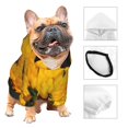 thumbnail image 3 of Balery Flower Bush Sunflower Sudadera con Capucha para Perros Pequeños – Ropa para Mascotas, Disfraz para Perros y Gatos, Ideal para Fiestas y Cosplay-XX-Large, 3 of 7
