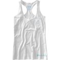 thumbnail image 1 of Aeropostale Solid Racerback Cami Tank Top para mujer, blanco, pequeño, 1 of 1