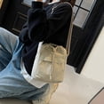 thumbnail image 3 of RUISINERY Fashion Nylon Shoulder Bag Bucket Styles Crossbody Bags Satchel Purse For Daily Commute And Travel With Adjustable Strap, 3 of 8