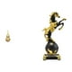 thumbnail image 1 of Escultura de tortuga marina,Estatua de calabaza de latón de 7 cm para escritorio,adorno Feng Shui,Figura de escritorio,Estatua de caballo en estante,escritorio,oficina,decoración del, 1 of 8