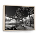 thumbnail image 2 of Designart "Black Beauty Maui s Stunning Cityscape I" Cityscapes Floater Framed Wall Art Living Room, 2 of 7