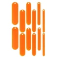 thumbnail image 6 of Raindrops Durable Plastic Fish Net Repair Tool Set for Knitting with Smooth Running Shuttles in Orange 12PCS, 6 of 8