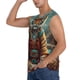 thumbnail image 3 of Fotbe Pond Meditating Tiger Men's Camiseta sin Mangas Estampada para Hombres, Playera Casual para Gimnasio, Entrenamiento, Playa-Medium, 3 of 7