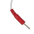 thumbnail image 1 of Cable de cables conductores de electrodos, 5 piezas Cable de electrodo Cables conductores blancos Adaptador de cable de electrodo Características líderes en su clase, 1 of 14
