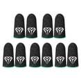 thumbnail image 2 of Fundas para la punta de los dedos para juegos de teléfonos móviles Fundas antihuellas a prueba de aceite Guantes reutilizables de punto de 24 pines transpirables verdes 5 pares Scienceny EL005412-04, 2 of 2