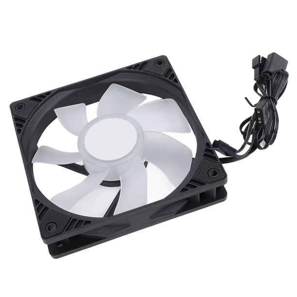CAJA INVERSA DEL VENILADOR DE LA CAJA DE LA PC ARGB PWM DE 120 MM, VENTILADOR DE LA CAJA DE LA COMPUTADORA CON COJINETE HIDRÁULICO PWM 5V ARGB MFDB