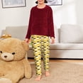 thumbnail image 6 of Susaid Cute Duck With Black Glasses Print Soft Teen Sleep Pants, Long Pajama Bottoms with Two Pockets and Elastic Waist, Designed for Ages 5-16-Large, 6 of 6
