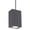 Graphite, variant on Wac Lighting Dc-Pd06-F Cube Architectural 10" Tall Led Indoor/Outdoor Pendant - Black