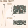 thumbnail image 4 of FORMRS Women Crossbody Purse with Chain Strap Vegan Leather Shoulder Handbag, Winter Goose, 4 of 7