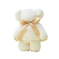 thumbnail image 1 of Toalla de oso Linda toalla de vellón coral Regalo de mano Boda Toalla absorbente para el hogar Toalla de mano, 1 of 6