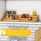 thumbnail image 3 of Organizador de especias Zri Bamboo de 3 niveles, expandible, amarillo, 3 of 6