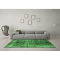 thumbnail image 3 of Ahgly Company Indoor Rectangle Oriental Emerald Green Industrial Area Rugs, 3' x 5', 3 of 4