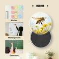thumbnail image 5 of Glass Refrigerator Magnet 6Pcs Magnetic Fridge Sticker,Decor for Kitchen,Whiteboard,Cabinet,Bee With Wings Spread Flying Over Yellow Flowers, 5 of 5
