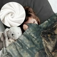 thumbnail image 6 of Dinosaur Blanket for Kids Adults, Soft Lightweight Dinosaur Throw Blanket for Sofa Bed Dinosaur Gifts Idea Dinosaur Decor 80x60 inches, 6 of 7