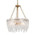 thumbnail image 2 of LNC Modern/Contemporary 4-light Glass Chandelier for Living Room, 2 of 12