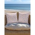 thumbnail image 5 of Outdoor Pillows Waterproof, Pink Love Heart Bedding Throw Pillows with Insert for Couch Sofa Bed, Cartoon Cute Modern Art 18x18 Inch Pillowcases Decorative Camping Patio Pillow Set of 2, 5 of 8