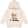 thumbnail image 2 of Inktastic I Love Skating Ice Skates Toddler Hoodie, 2 of 4