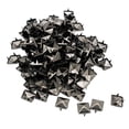 thumbnail image 2 of Black Studs for Fabric Leather Crafts - Square Head Stud - Decorative Accessory, 2 of 6