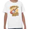 thumbnail image 2 of Raised On Rock & Roll Retro Youth's White T-shirt, 2 of 3