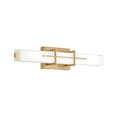 thumbnail image 3 of Gemini 1 - Light Aged Brass Brass Contemporary / Modern - LED Steel Wall Sconce, 3 of 7