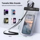 thumbnail image 3 of Funda Impermeable UGREEN Azul para Celular iPhone Galaxy Redmi, 7.2 Pulgadas, Pack de 2, 3 of 7
