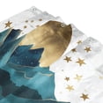 thumbnail image 3 of Yayeee Shower Curtain with Hooks 72"x72" Waterproof Fabric Bathroom Hanging Decor, Blue Mountains, 3 of 5