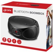 GPX Bluetooth Wireless CD, FM Radio Boombox, Black, BCB119B
