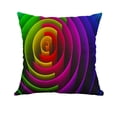 thumbnail image 1 of silk pillowcase for hair and skin,New Dynamic Ripple Vortex Seven Color Creative Pillow Linen Pillowcase body pillow pillowcase, 1 of 1