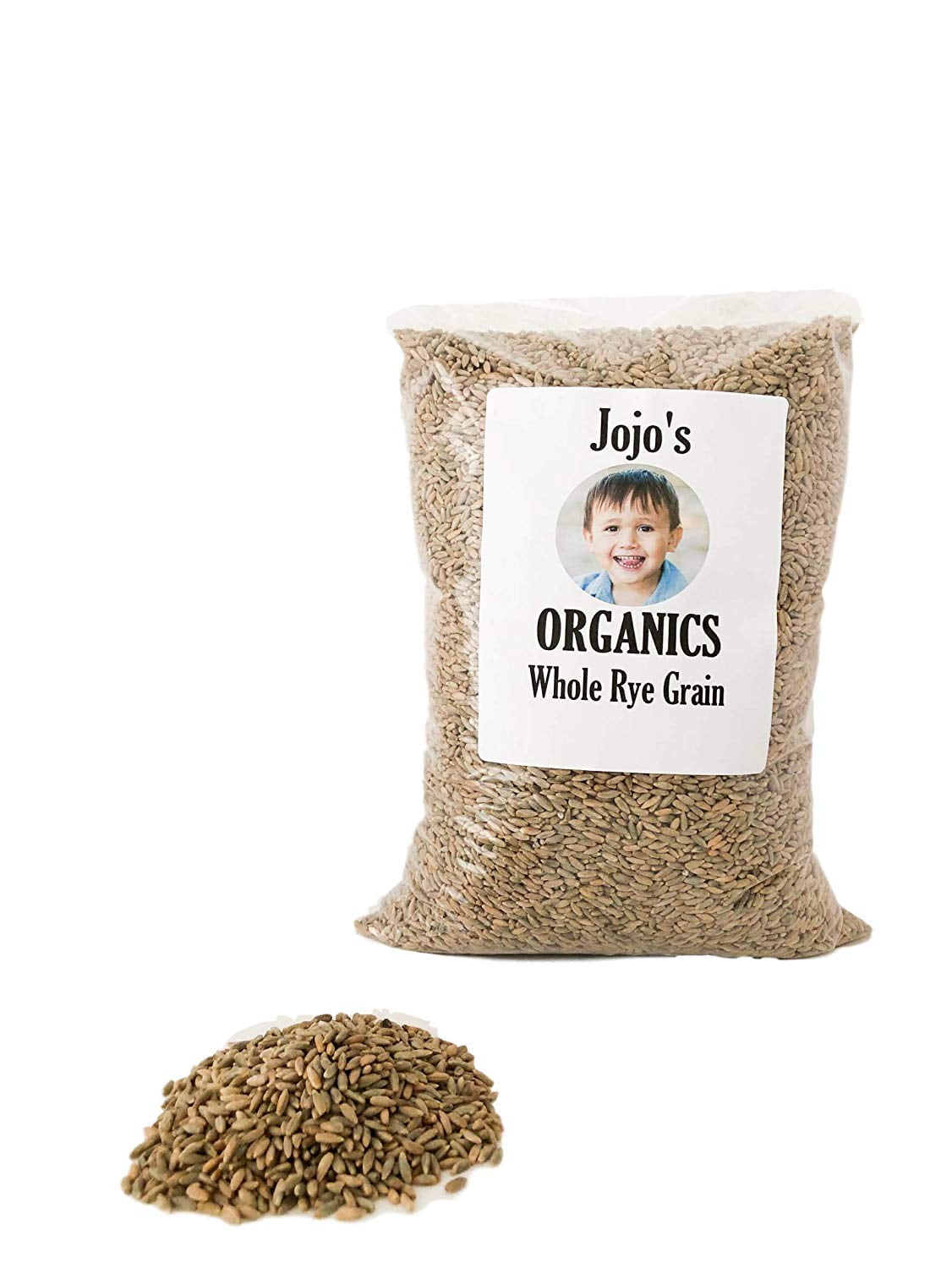 Organic RYE Wheat Berries 2 lbs NonGmo Bulk Grains USA