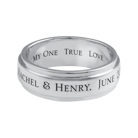 Keepsake - Personalized Family Jewelry?Men&amp;#39;s Commitment Band available in Sterling Silver and Gold