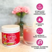 Vitauthority Plant-Based Collagen Beauty Dietary Supplement Powder, Vegan Collagen Builder with Hyaluronic Acid, Vanilla, 30 Servings