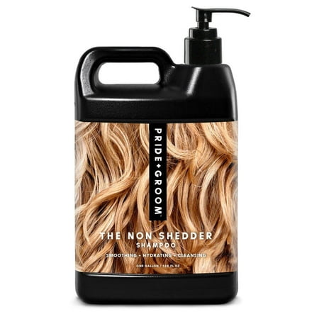 UPC: 0051497226411 | Pride and Groom The Non Shedder Dog Shampoo – All Natural Blend of Essential Oils & Coat-Specific Ingredients Formulated for Dogs with Hair Instead of Fur to Heal Nourish & Restore Shine – 128oz