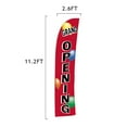 thumbnail image 4 of Vispronet Grand Opening Balloon Feather Flag Kit, 13.5ft, Cross Base, Pole Sleeve Bag, 4 of 6