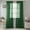Green, variant on RT Designers Collection Celine Sheer 55 x 90 in. Rod Pocket Curtain Panel Silver