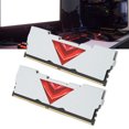 thumbnail image 1 of 2pcs DDR4 8GB 3600MHz , 3600MHz PC4 28800U, 1.35V Heat Dissipation Metal Desktop Memory Module, For Office, 1 of 8