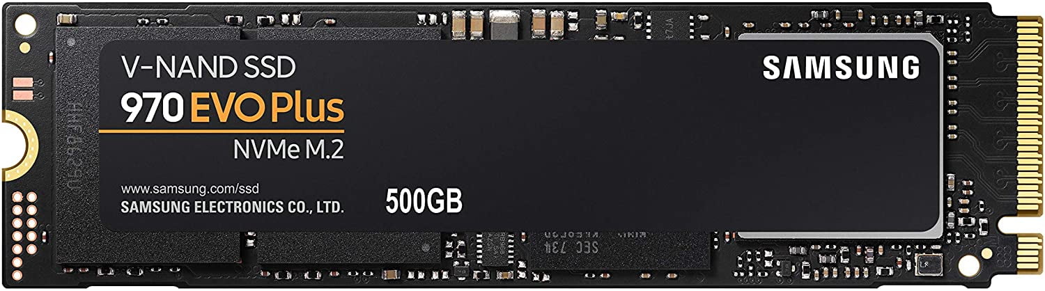 Samsung MZ-V7S500 （M.2 PCI-E SSD 500GB） Samsung 970 EVO Plus 500GB NVMe M.2 Internal SSD (MZ-V7S500/AM