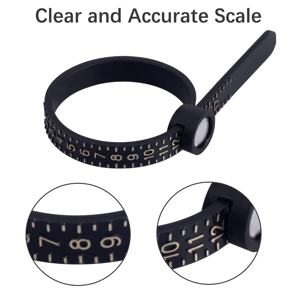 Buy Ring Sizer Finger Measuring Tool Rings Size Measurement Tools