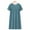 ZZ4-Blue, variant on Harpily Women's NightgownsSummer Cotton Silk Short Sleeved Sleep Dress For Middle Women New Loose Fitting Wear Elderly Sleepwear Plus Size Dress Pink One Size