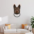 thumbnail image 4 of Simulation Animal Dog Resin Wall Hanging Artwork Room Wall Decoration Ornament Decor - Wolfhound, 4 of 7