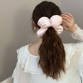 thumbnail image 3 of Acahhotxx party scrunchies, 3D Flower Hair Scrunchies Thick Updo Oversized Hair Scrunchy Elegant Hair Rope Scrunchies Women Ponytail Holder, 3 of 3