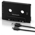 Blackweb Bluetooth Cassette Adapter with 2 ft. MicroUSB Charging Cable