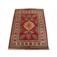 thumbnail image 1 of Kazak Super Geometric Veg Dyed Mahal Rectangle Rug Hand Knotted Carpet (3.9 x 2.10)', 1 of 9