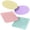Macaron color, variant on NiHome Silicone Jar Opener Grippers Set (4 Pack) – Non-Slip Palm Texture Lid Opener Pads, 6 Inch Wide Grip for Bottles and Caps, Food Grade, Square & Round(Neutral Colors)