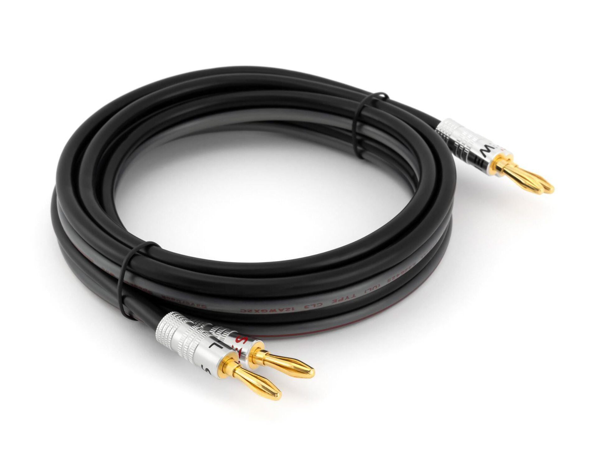 Sewell Silverback Speaker Wire with Banana Plugs