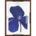 thumbnail image 5 of Art.com Indigo Petal II Art Print by PI Studio, Brown Frame Wall Art, 17" x 23", 5 of 5