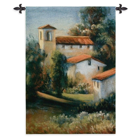 FineArtTapestries 3056-WH Abbazia Wall Tapestry