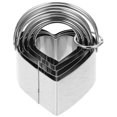 thumbnail image 4 of Molde para hornear corazón de 5 uds., cortador de galletas de corazón, herramientas para hornear de acero inoxidable, moldes de c HOMEMAXS 14406570-MX, 4 of 7