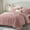 Blush Pink, variant on Davulos Twin Comforter Set 5 Pieces,Dark Green Bed in a Bag for Bedroom All Season Bedding Sets with Comforter, Pillow Shams, Pillowcases, Flat Sheet, Fitted Sheet