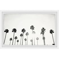 Marmont Hill Mass of Palm Trees Framed Wall Art, 12" x 18"