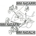 thumbnail image 2 of Febest REAR ENGINE MOUNT AT # MM-N43ARR OEM MB581311, 2 of 2